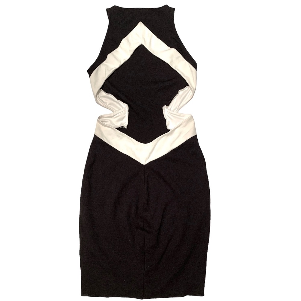 Express Backless Color Block Mini Dress - Picture 4 of 4